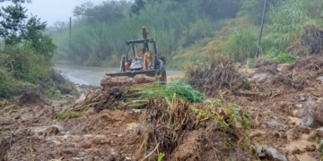 Gobierno estatal atiende afectaciones por lluvias