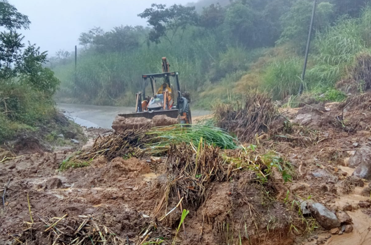 Gobierno estatal atiende afectaciones por lluvias