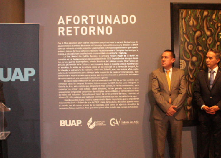 Lilia Cedillo y Carlos Luna inauguran la exposición ‘Entre Ósmosis y Fusión’