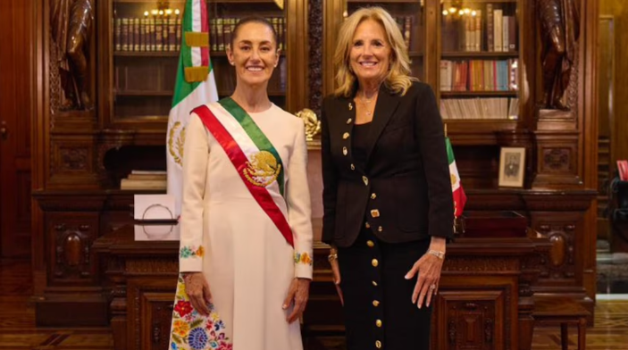 Así fue el viaje de Jill Biden a Ciudad de México