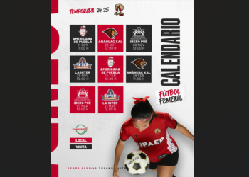 Upaep Femenil publica calendario del equipo de soccer