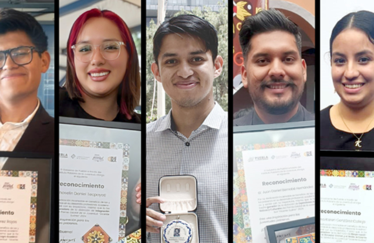 Estudiantes BUAP reciben Premio Estatal de la Juventud 2024