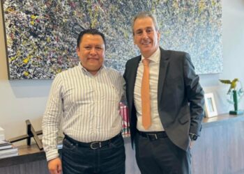 Pepe Chedraui se reúne con líder sindical Gonzalo Juárez