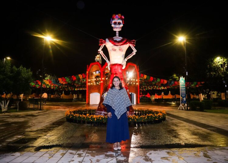 Lupita Cuautle inaugura Festival Sendero al Mictlán