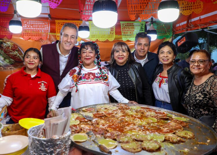 El alcalde de Puebla capital está muy activo