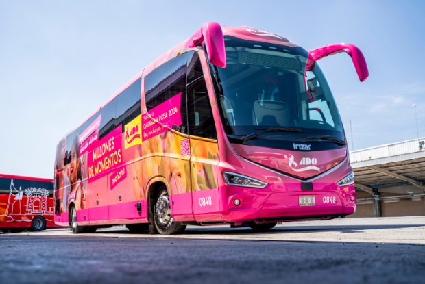 Caravana Rosa se amplía: ADO ofrece pases rosas y mastografías gratuitas en 12 terminales hasta fin de año