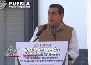 Con sociedad, Gobierno estatal consolidó desarrollo y bienestar en Puebla: Sergio Salomón