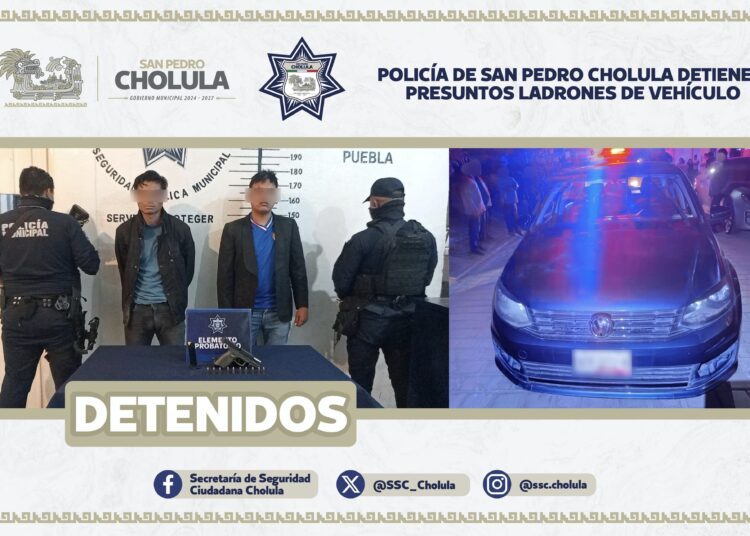 Policía de San Pedro detiene a ladrón de vehículo