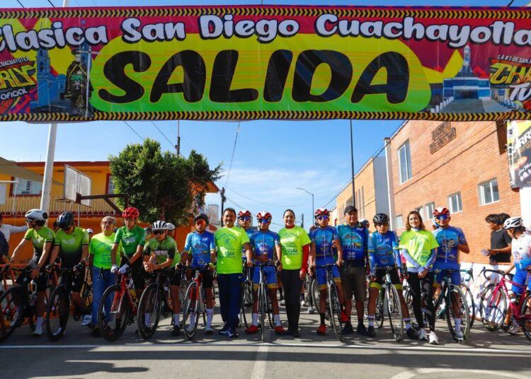 Ayuntamiento de San Pedro incentiva el deporte, a través de la Carrera Ciclista
