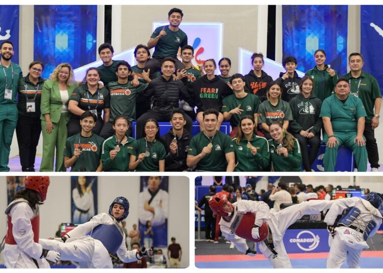 Aztecas se suben al podio del Nacional de Taekwondo Conadeip