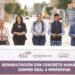 Lupita Cuautle inaugura calle rehabilitada en colonia Lázaro Cárdenas