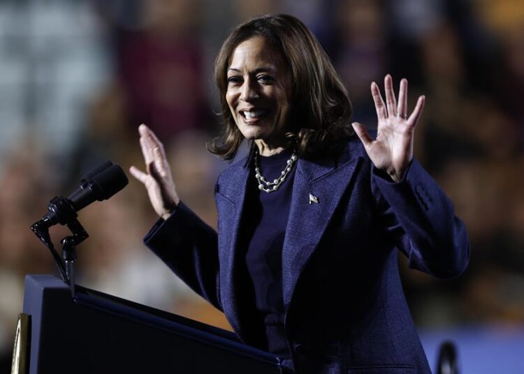 Kamala Harris, a punto de hacer historia