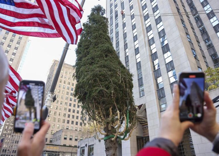 El árbol de Navidad del Rockefeller Center llega a Nueva York para inaugurar la temporada