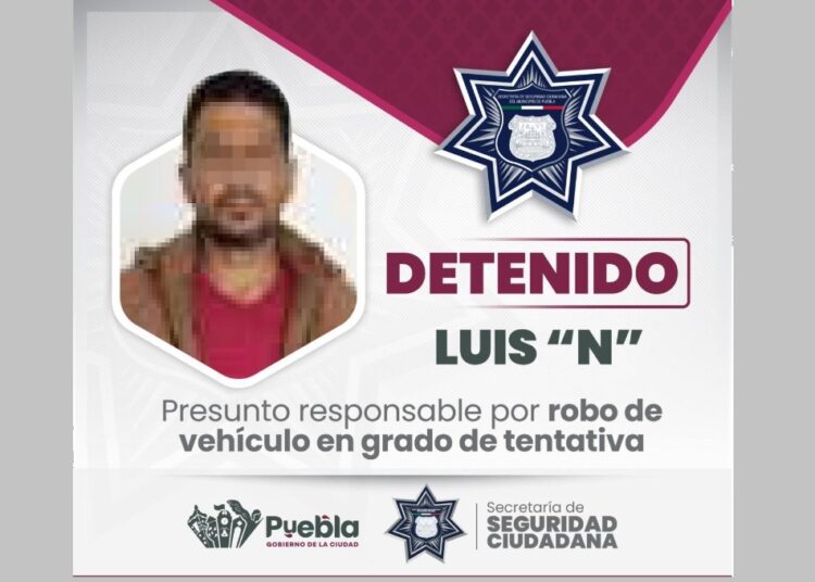 SSC detiene a probable responsable por intento de robo de motocicleta