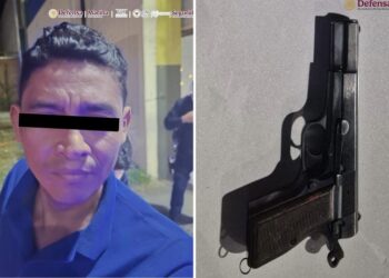 Detienen a 3 hombres en posesión de droga y armas de fuego en Querétaro