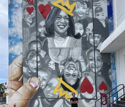 Kamala Harris, una ‘Reina de Corazones’ en Miami