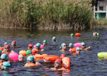 Así se llevó a cabo el Primer Maratón de Aguas Abiertas en Epatlán 2024
