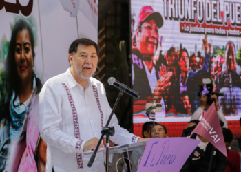Líderes de Morena y Fernández Noroña impulsan la 4T en Puebla (Video)