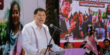 Líderes de Morena y Fernández Noroña impulsan la 4T en Puebla (Video)