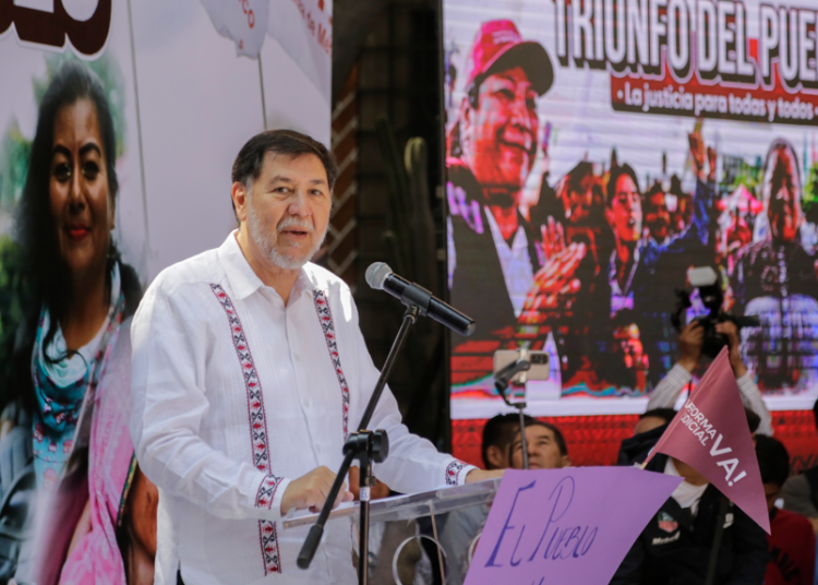 Líderes de Morena y Fernández Noroña impulsan la 4T en Puebla (Video)