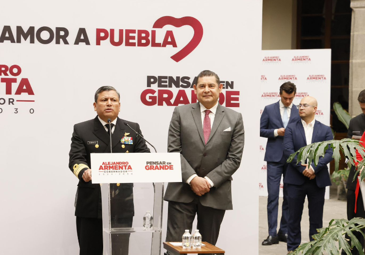 La narrativa de seguridad en Puebla: Un vicealmirante al frente