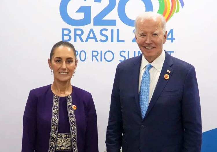 Claudia en Brasil: Liderazgo y compromiso con las mujeres de México