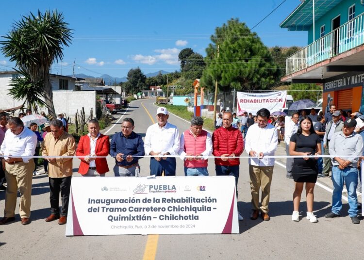 Céspedes inaugura rehabilitación de tramo carretero en Chichiquila