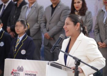 Cuautle preside primera ceremonia cívica de de San Andrés Cholula 2024 -2027