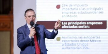 Amenaza de Trump sobre aranceles ‘es un tiro en el pie’: Ebrard