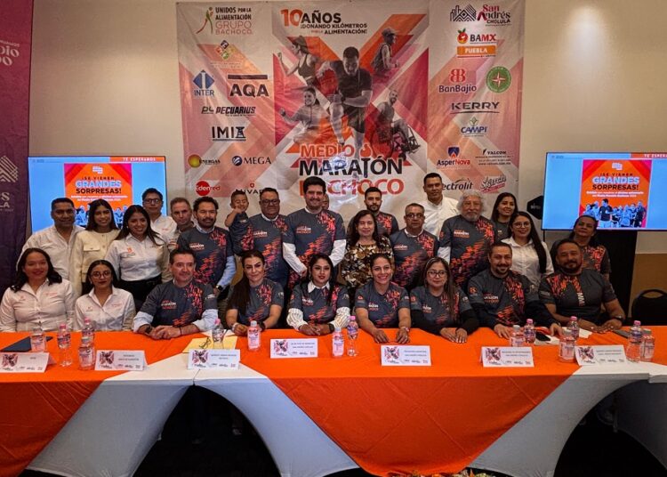 Presentan décima edición del Medio Maratón Bachoco 2024