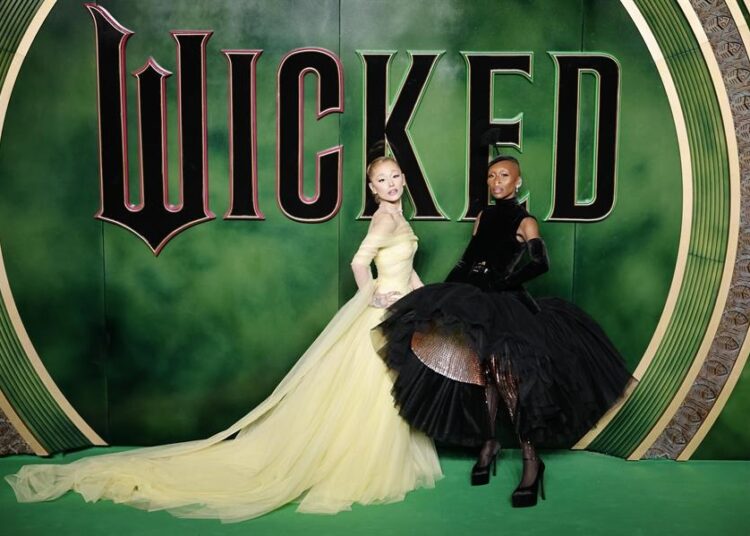 ‘Wicked’ lidera taquilla mundial del fin de semana, con 164 mdd