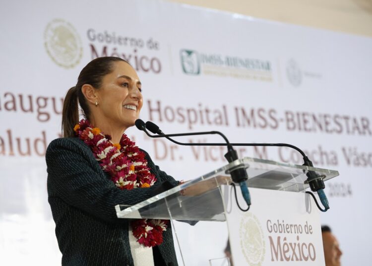 Sheinbaum inaugura hospital del IMSS-Bienestar de salud mental en Veracruz