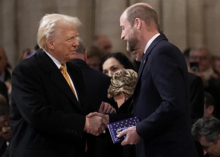 Trump, al reunirse con el Príncipe de Gales: «Está haciendo un trabajo fantástico»