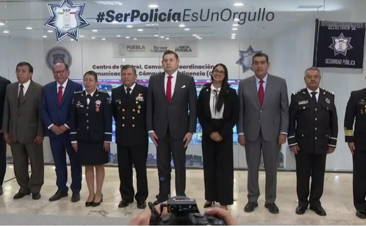 Arranca gobierno de Armenta Mier en Puebla, recibe el mando de seguridad pública