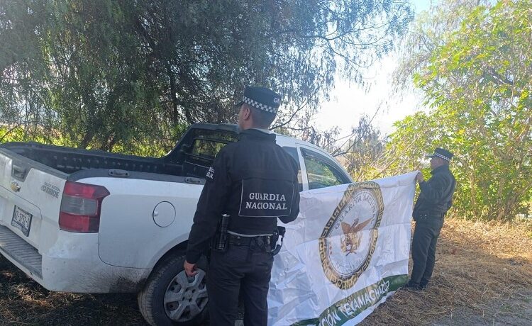 Guardia Nacional recupera 15 vehículos robados