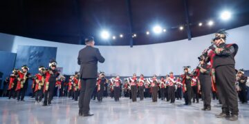 Abandera Gobierno de Puebla a jóvenes de “All Star Marching Band”