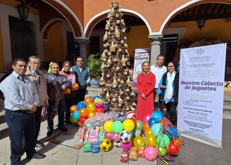 Voluntariado del Congreso recibirá juguetes hasta el 18 de diciembre