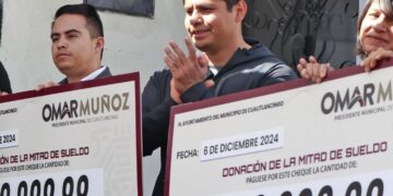 Omar Muñoz entrega mitad de salario para obras sociales