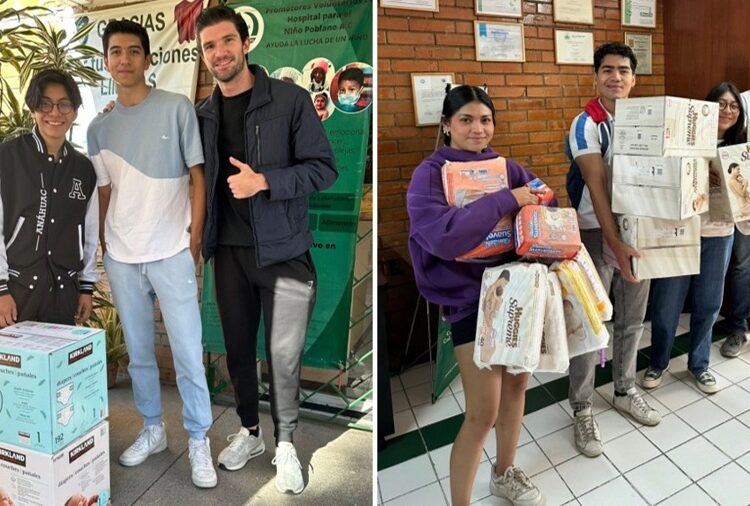 Estudiantes de la Anáhuac Puebla donan 10 mil pañales a familias vulnerables