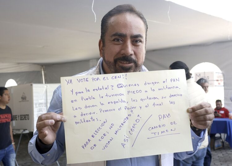 Impugnan proceso de elección de dirigente del PAN en Puebla