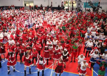Realizan Festival de Activación Física Navideño