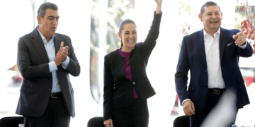 Claudia Sheinbaum y Salomón Céspedes inauguran el campus Puebla del IPN