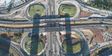 Céspedes presidió la inauguración de el viaducto Atlixcáyotl