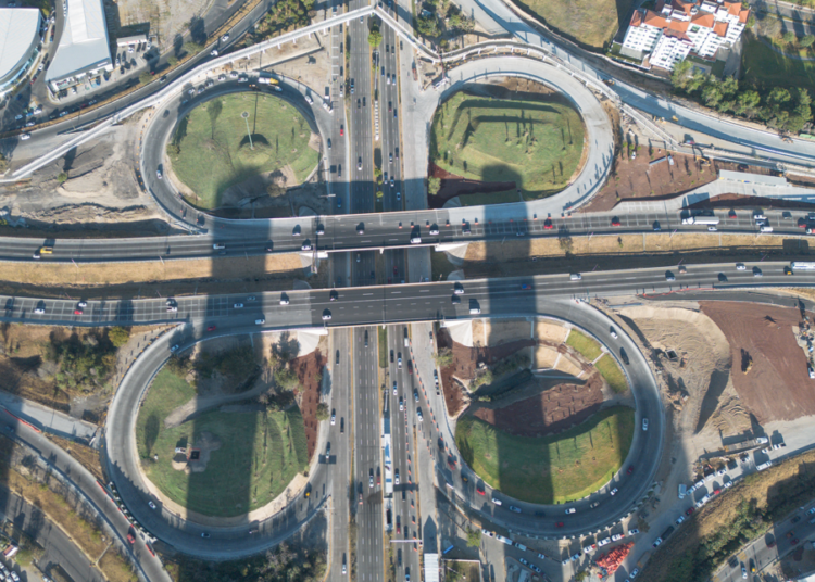 Céspedes presidió la inauguración de el viaducto Atlixcáyotl