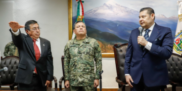 Humberto Eloy Aguilar Viveros rinde protesta como secretario del Consejo Estatal de Coordinación del Sistema Nacional de Seguridad Pública