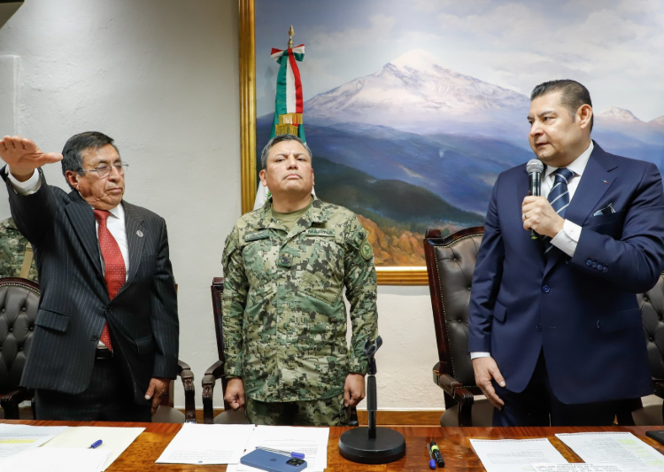 Humberto Eloy Aguilar Viveros rinde protesta como secretario del Consejo Estatal de Coordinación del Sistema Nacional de Seguridad Pública
