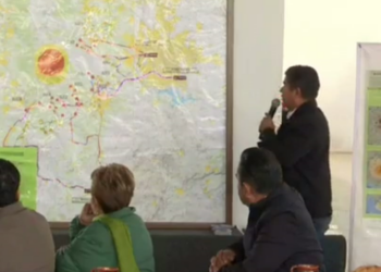 Alejandro Armenta supervisa condiciones físicas de Rutas de Evacuación del volcán Popocatépetl