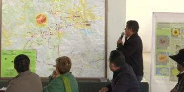 Alejandro Armenta supervisa condiciones físicas de Rutas de Evacuación del volcán Popocatépetl