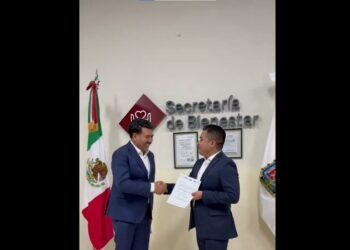 Javier Aquino hace su primer nombramiento como secretario de Bienestar