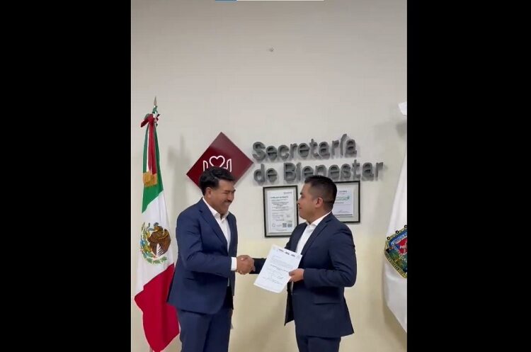 Javier Aquino hace su primer nombramiento como secretario de Bienestar
